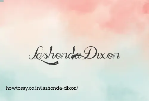 Lashonda Dixon