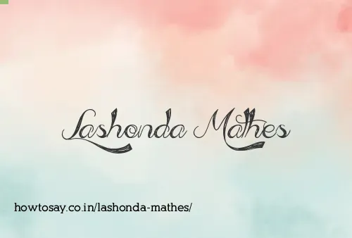Lashonda Mathes