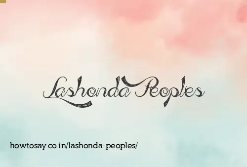 Lashonda Peoples