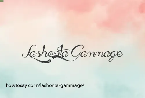 Lashonta Gammage