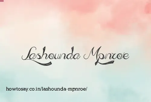 Lashounda Mpnroe