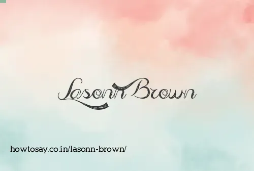 Lasonn Brown