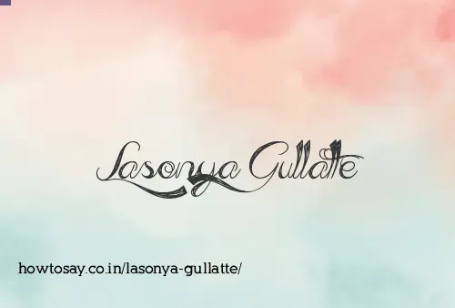 Lasonya Gullatte