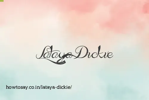 Lataya Dickie