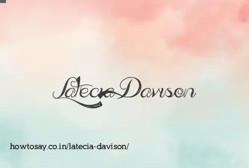 Latecia Davison