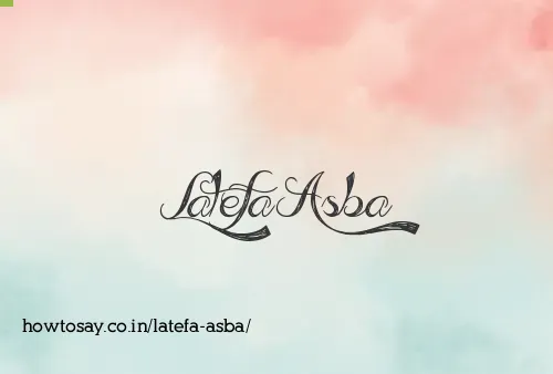 Latefa Asba