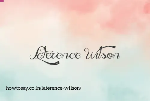 Laterence Wilson