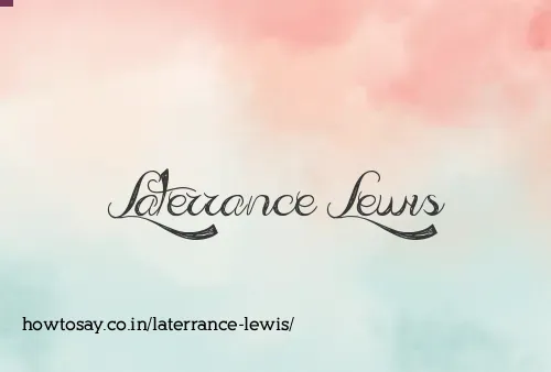 Laterrance Lewis
