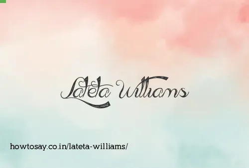 Lateta Williams