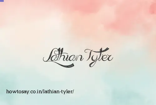 Lathian Tyler
