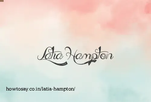 Latia Hampton