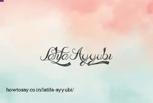 Latifa Ayyubi