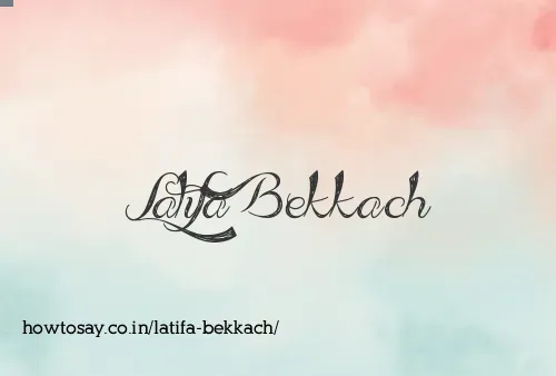 Latifa Bekkach