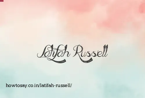 Latifah Russell