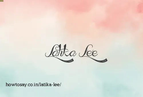 Latika Lee