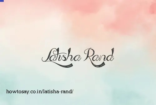 Latisha Rand