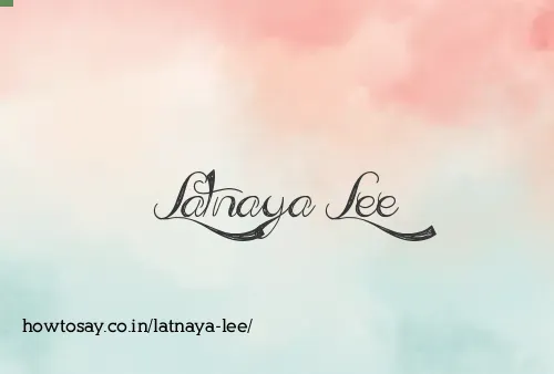 Latnaya Lee