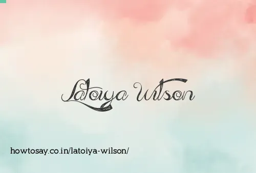 Latoiya Wilson