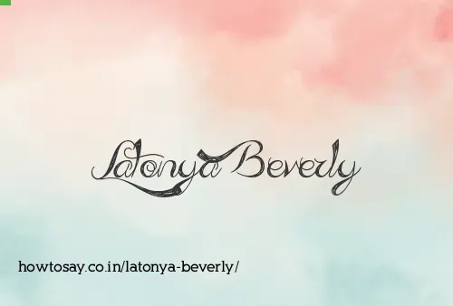Latonya Beverly
