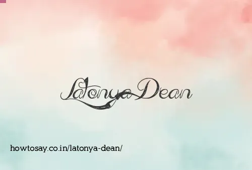 Latonya Dean