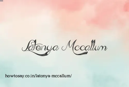 Latonya Mccallum