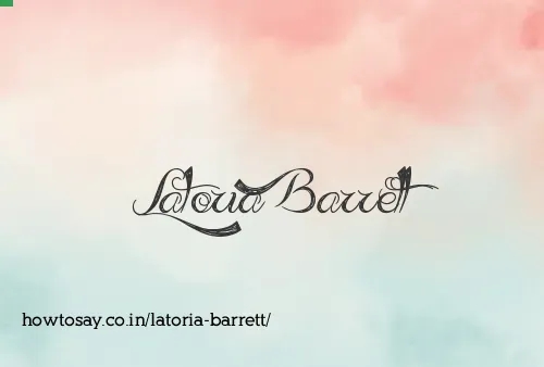 Latoria Barrett