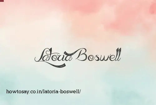 Latoria Boswell