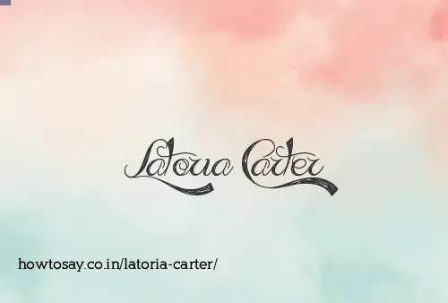 Latoria Carter