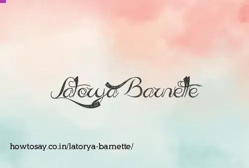 Latorya Barnette