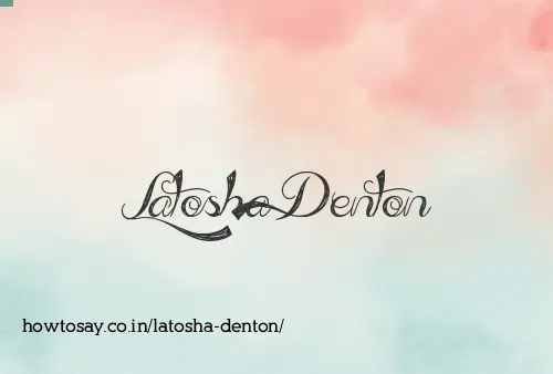 Latosha Denton