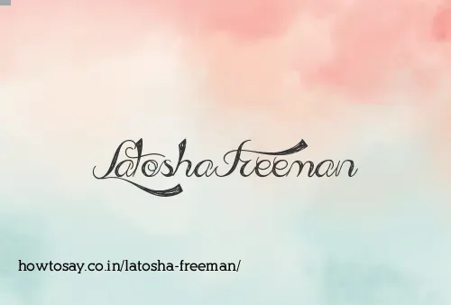 Latosha Freeman