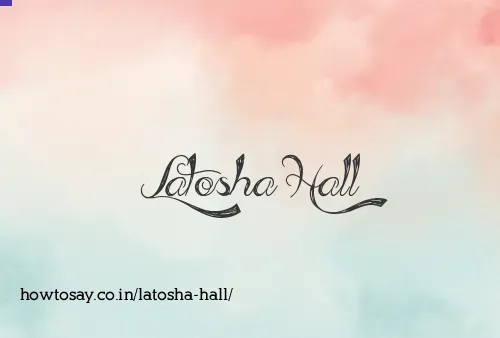 Latosha Hall