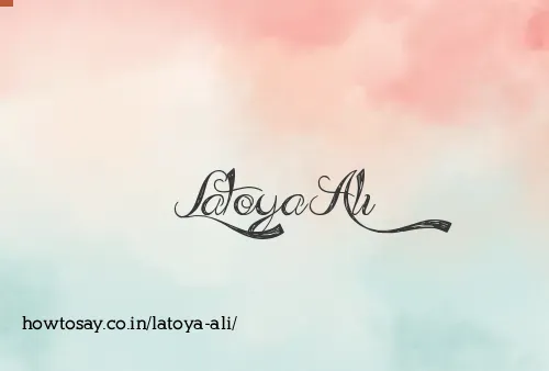 Latoya Ali