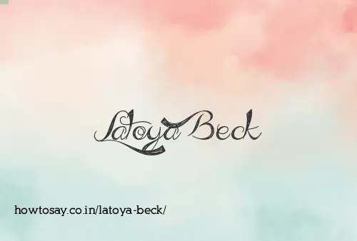 Latoya Beck
