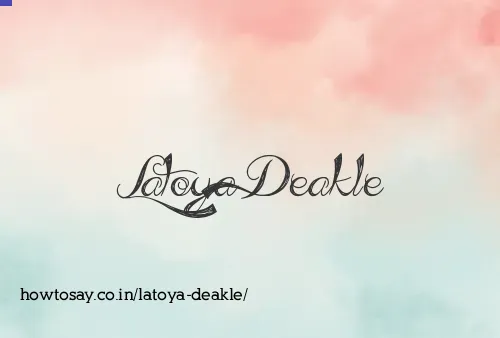 Latoya Deakle