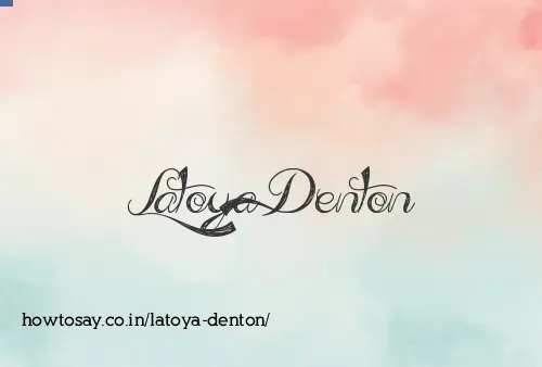 Latoya Denton