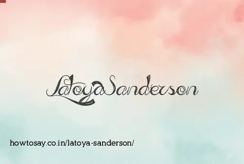 Latoya Sanderson