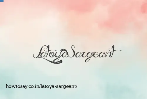 Latoya Sargeant