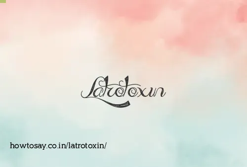 Latrotoxin