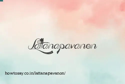 Lattanapavanon