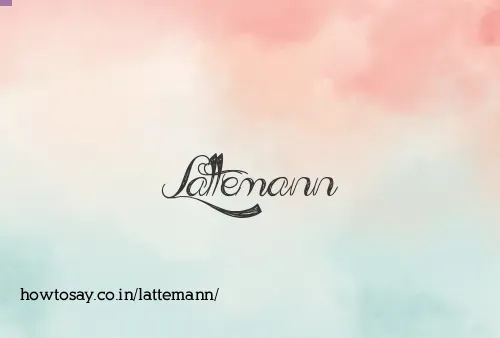 Lattemann