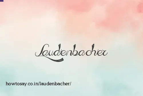 Laudenbacher