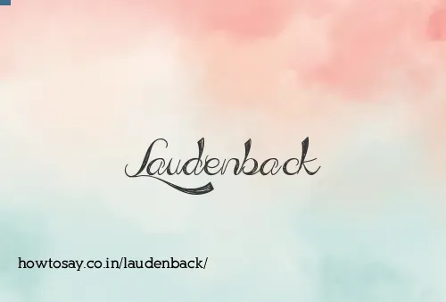 Laudenback