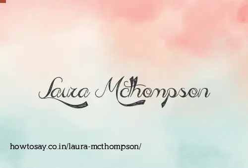 Laura Mcthompson