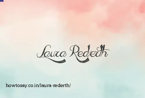 Laura Rederth