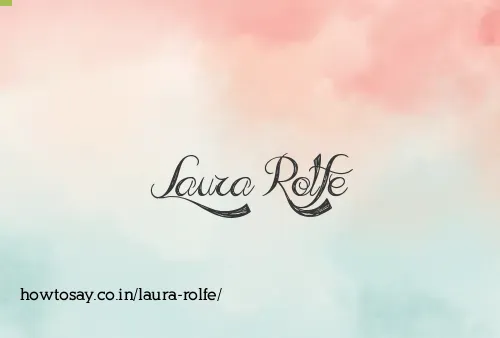 Laura Rolfe