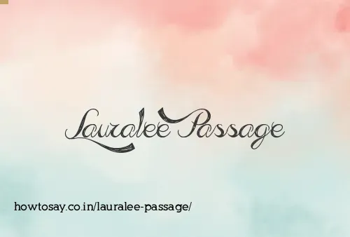 Lauralee Passage