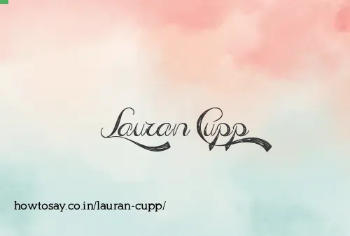Lauran Cupp