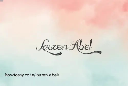 Lauren Abel
