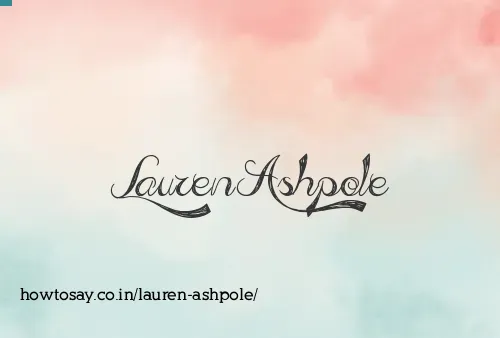 Lauren Ashpole
